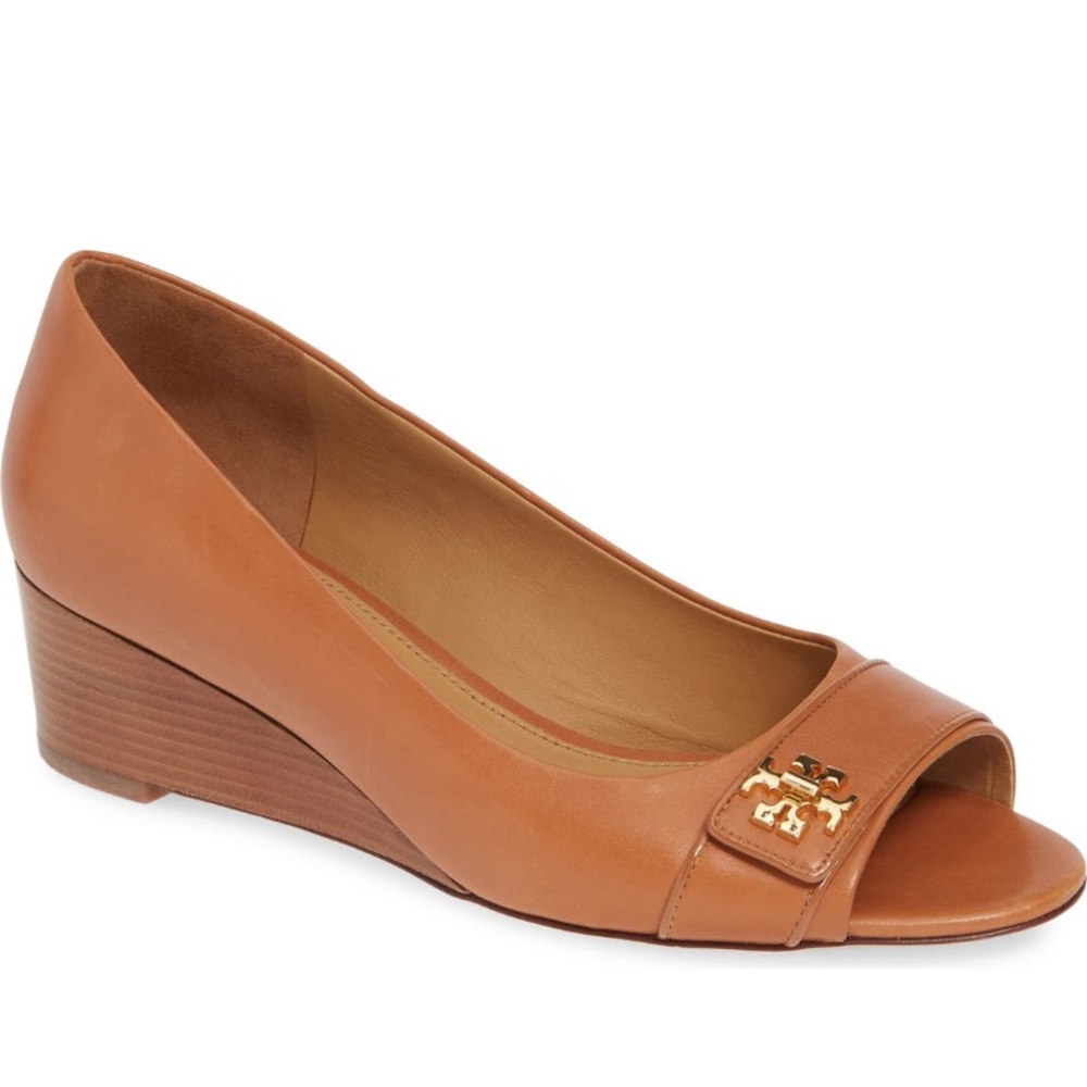 Tory Burch Kira open toe wedge shoe